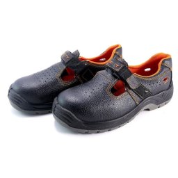 Sandale de lucru S1P din piele cu bombeu metalic, marimea 40, FIRSTY