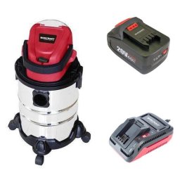 Aspirator industrial Worcraft 20V, 20L, umed/uscat, cu acumulator 4Ah
