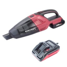 Aspirator auto Worcraft 20V Li-Ion cu acumulator 2 Ah, filtru HEPA si incarcator