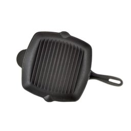 Tigaie grill din fonta cu cioc, 26 cm, Perfect Home