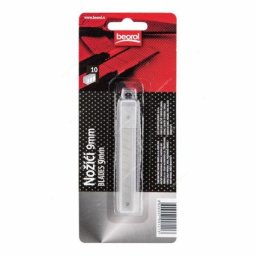 Set 10 lame cutter 9 mm Beorol pentru taiere precisa si utilizare zilnica