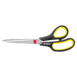 Foarfeca de papetarie Topex 220 mm, lame inox si maner ergonomic