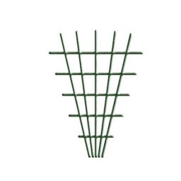 Suport pentru plante cataratoare din metal plastifiat verde, 75x5x145 cm