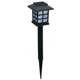 Lampa solara de gradina Alya cu 2 LED-uri, 8.5x8.5x38.5 cm