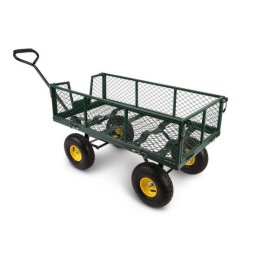 Carucior de gradina metalic pentru transport, 300 kg, 95x52x57 cm