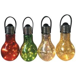 Set 24 lampi de gradina LED decorative tip bec, 9x18 cm, Stella