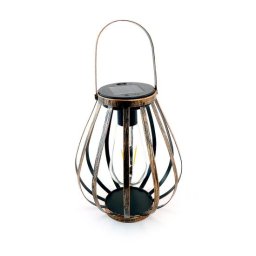 Lampa solara pentru gradina tip felinar cu LED, 18x21 cm, Hadar
