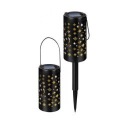 Lampa solara decorativa pentru gradina LED, set 2 buc, 41 cm, Yildun