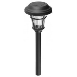 Lampa solara LED pentru gradina, lumina alb cald, 8.5x34 cm