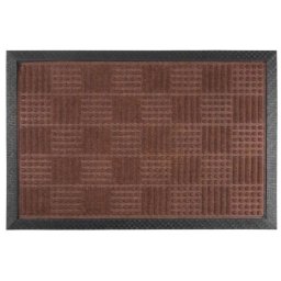 Covoras de intrare 40x60 cm din acril, model parchet, maro