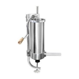 Masina verticala de umplut carnati din inox, 3 L, cu 4 palnii