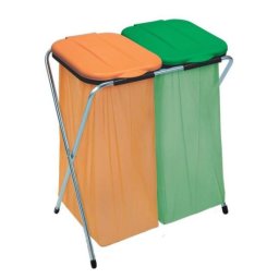 Suport pentru 2 saci de gunoi ECOFIX 66x42x78 cm, Strend Pro