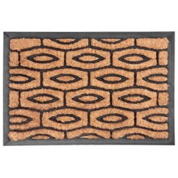 Covoras de intrare din nuca de cocos si cauciuc 40x60 cm, Magic Home