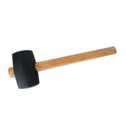 Ciocan de cauciuc 900 g cu coada din lemn pentru montaj si ajustari