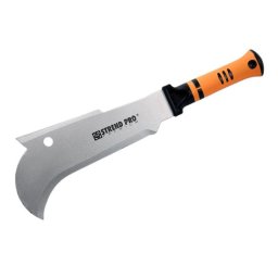 Maceta Strend Pro din otel carbon, 45 cm, cu teaca si piatra de ascutit