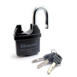 Lacat profesional Blossom 60 mm din otel galvanizat, cu 3 chei