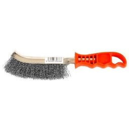 Perie de sarma semiluna 250 mm cu maner din otel si PVC, Strend Pro