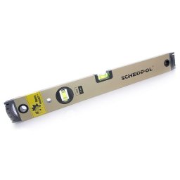 Nivela profesionala Schedpol LUX 60 cm cu 2 bule si ochi de peste
