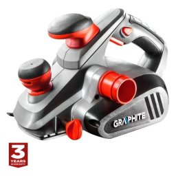 Rindea electrica compacta Graphite pentru lemn, 850 W, 82 mm, 59G678
