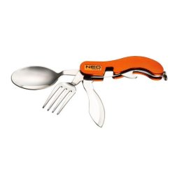 Briceag de camping multifunctional NEO, 5 functii, cu husa