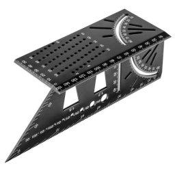 Sablon japonez metalic 3D pentru masurari precise, 72x155x215x62 mm, NEO