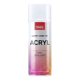Lac transparent acrilic lucios spray 400 ml pentru metal, lemn si plastic