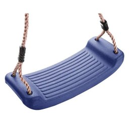 Leagan pentru copii albastru din plastic, 43x17x8,5 cm, 70 kg