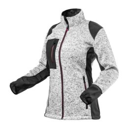 Hanorac tricotat de dama NEO Woman Line, XXL/44, cu fermoar