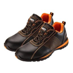 Pantofi de lucru NEO din piele, cu bombeu metalic SRA, marimea 44