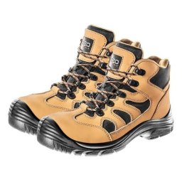 Bocanci de lucru S3 SRC din piele nabuc, cu bombeu compozit, marimea 42, NEO