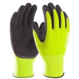 Manusi de protectie PETRAX din latex si poliester, marimea M, Ardon