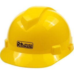Casca de protectie HDPE galbena cu reglaj în 4 puncte Richmann Exclusive