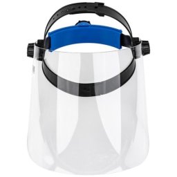 Viziera de protectie transparenta reglabila din PVC, Richmann