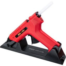 Pistol de lipit cu silicon fara fir 80W, 11 mm, cu suport si incarcator