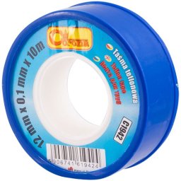 Banda teflon pentru etansare filete 12 mm x 0,1 mm x 10 m Richmann