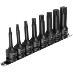 Trusa tubulare impact Spline 1/2, M5-M18, 8 piese, Richmann Exclusive