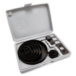 Set carote pentru gips-carton, rigips si lemn 12 piese 19-127 mm Richmann