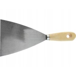 Spaclu pentru zugravit din inox 80 mm cu maner din lemn, Drel