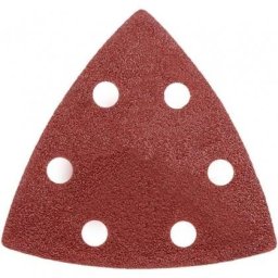 Smirghel triunghiular cu scai P100, 80x80x80 mm, set 5 buc, Dedra