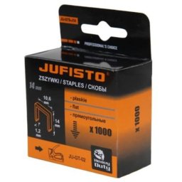 Capse tip G 14 mm, 1000 bucati, pentru lemn si tapiterie, Jufisto