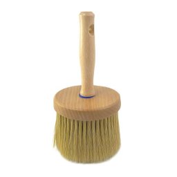 Bidinea rotunda 120 mm cu par natural si maner din lemn Painter