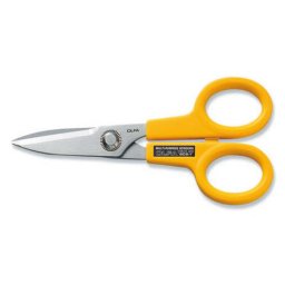 Foarfeca industriala Olfa SCS-1 cu tais zimtat si lama de 4.5 cm
