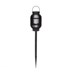 Lampa solara pentru gradina tip lampion LED, IP44, 12.8x12.8x67 cm