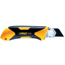 Cutter profesional OLFA 25 mm ComfortGrip cu blocare liniara