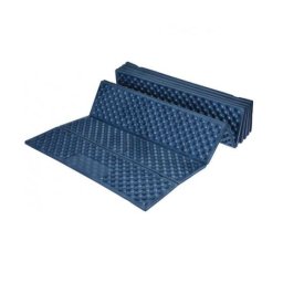 Saltea pliabila pentru plaja si camping din PE, 180x60 cm, albastru