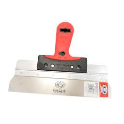 Spaclu inox pentru fatade 28x6 cm, lama 0,5 mm, maner soft Olejnik
