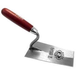 Mistrie din inox trapez îngusta 14 cm, sudata, cu maner din lemn Olejnik
