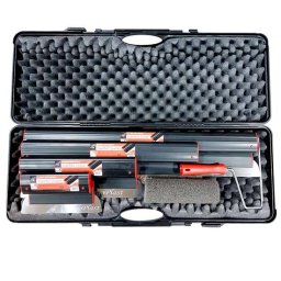 Set 4 gletiere profesionale inox Super Flex cu rola si geanta, Olejnik Ergoplast