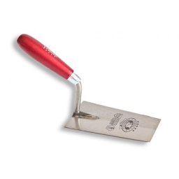 Mistrie trapez îngusta din inox 14 cm, cu maner din lemn, Olejnik
