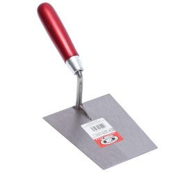 Mistrie din inox trapez lata 16 cm cu maner din lemn, Olejnik